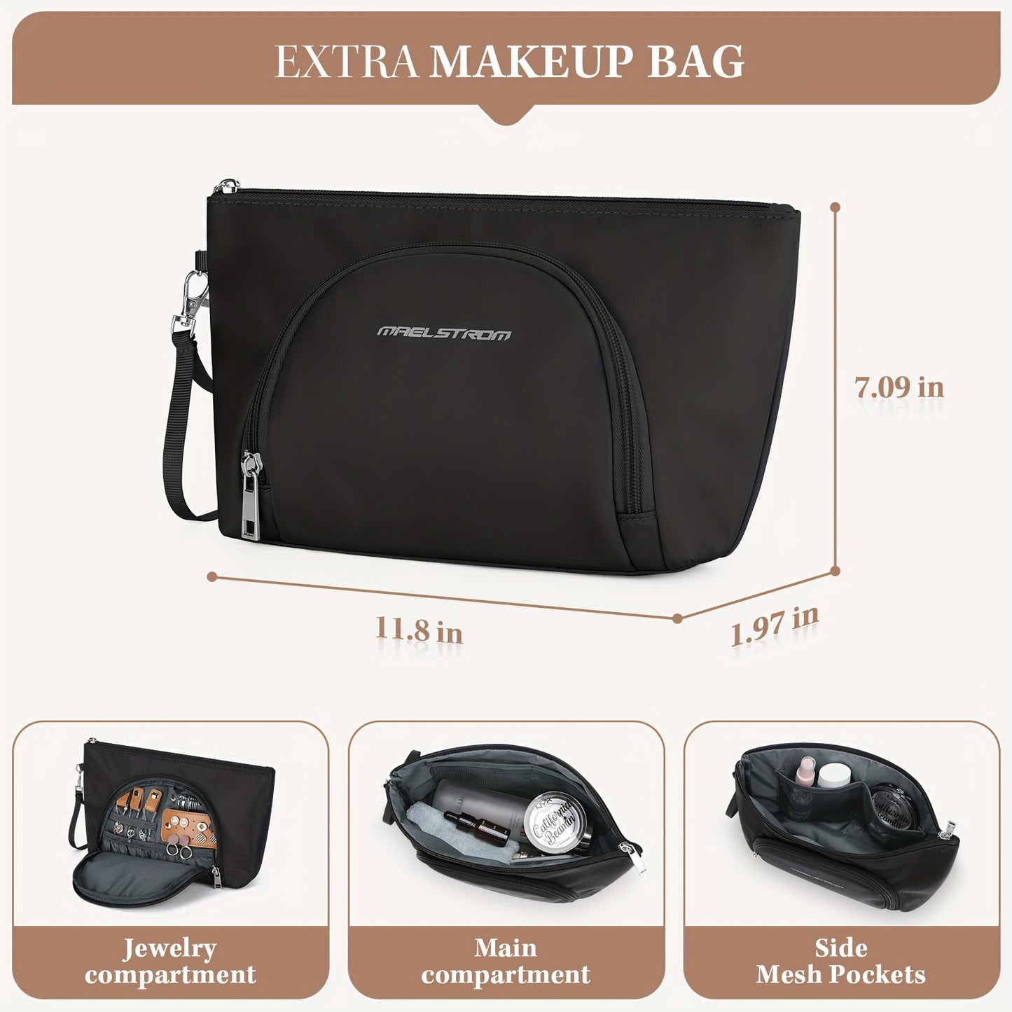 Maelstrom Gym Bag For Women With Shoes Compartment