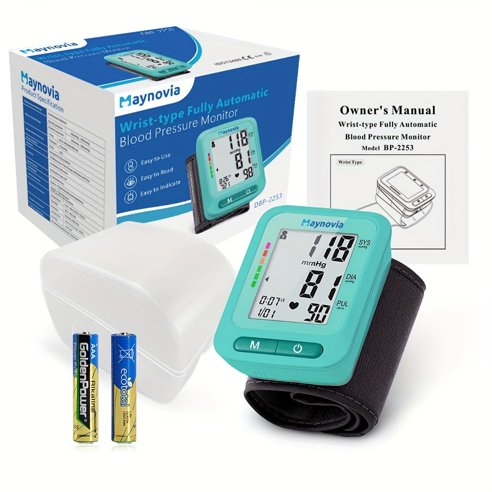 MAYNOVIA Digital Wrist Blood Pressure Monitor for Home Use