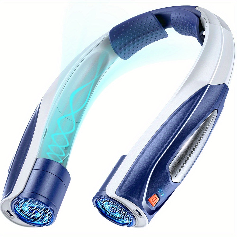 Neckband USB Fan With Long Battery Life And Quiet Motor