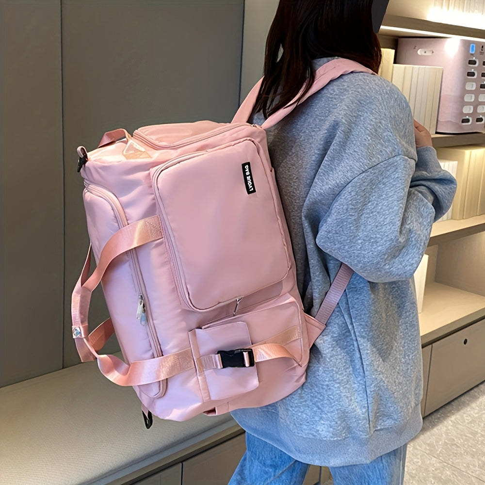 Eonothem Travel Gym Duffle Bag With Shoe Compartment