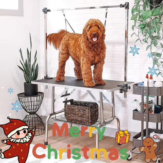 Professional Adjustable Pet Grooming Table for Large Dogs