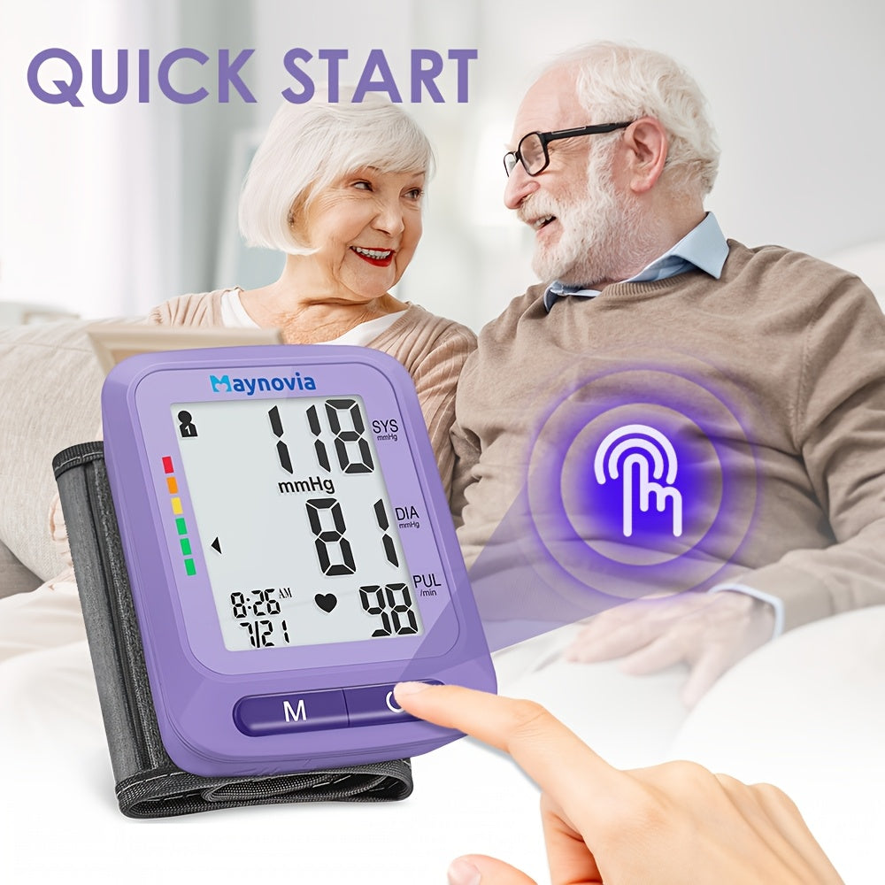 MAYNOVIA Digital Wrist Blood Pressure Monitor for Home Use