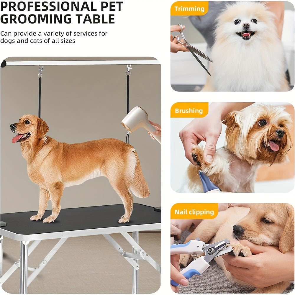 Professional Adjustable Pet Grooming Table for Large Dogs