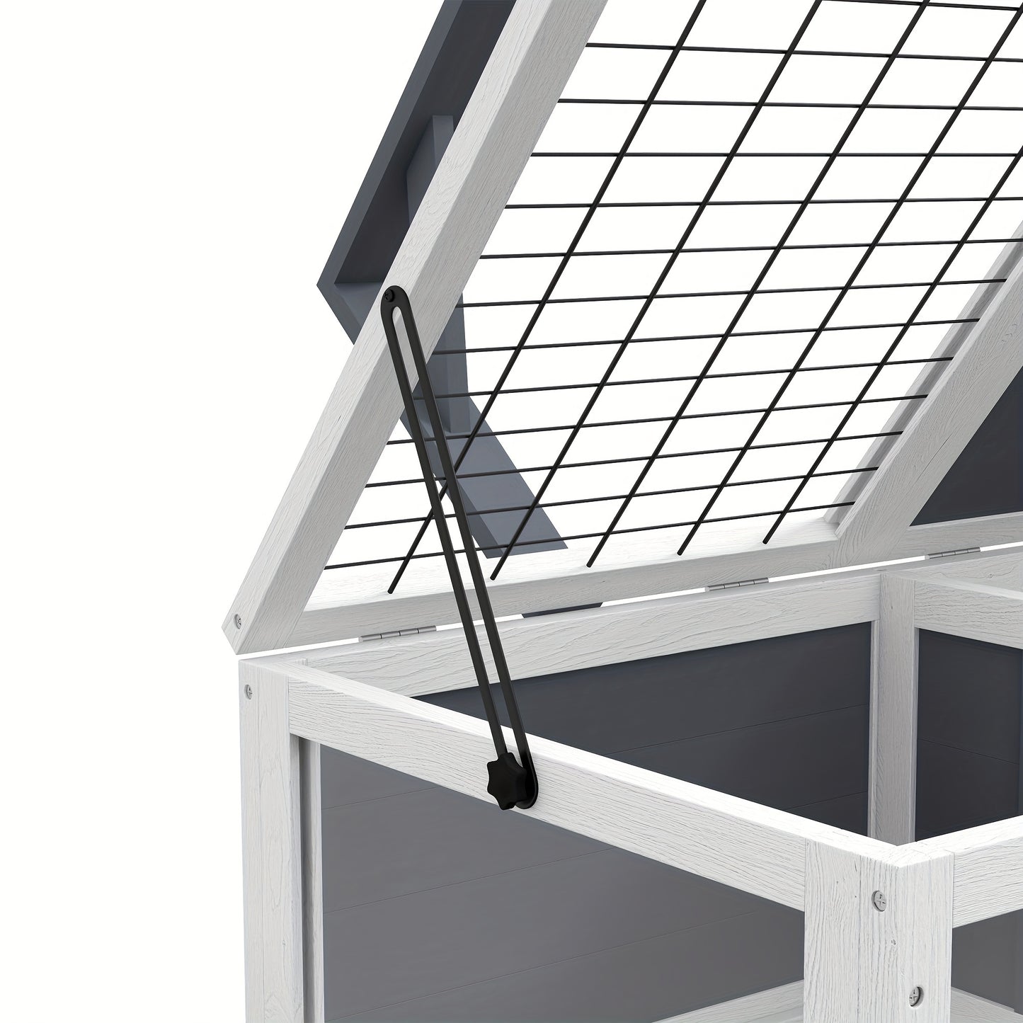 Wooden Tortoise Habitat with Pull-out Trays and Lamp Holder