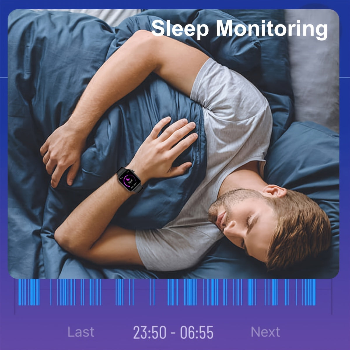 Smart Health Watch With Body Temperature Sleep Tracking BMI