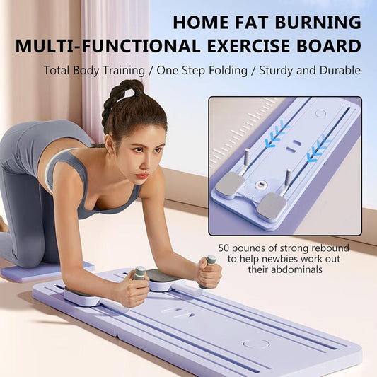 8 In 1 ABS Yoga Board For CoreStrength Training Foldable