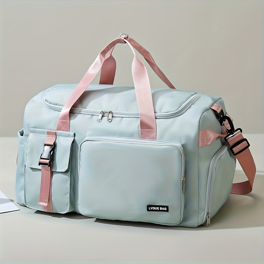 Eonothem Travel Gym Duffle Bag With Shoe Compartment