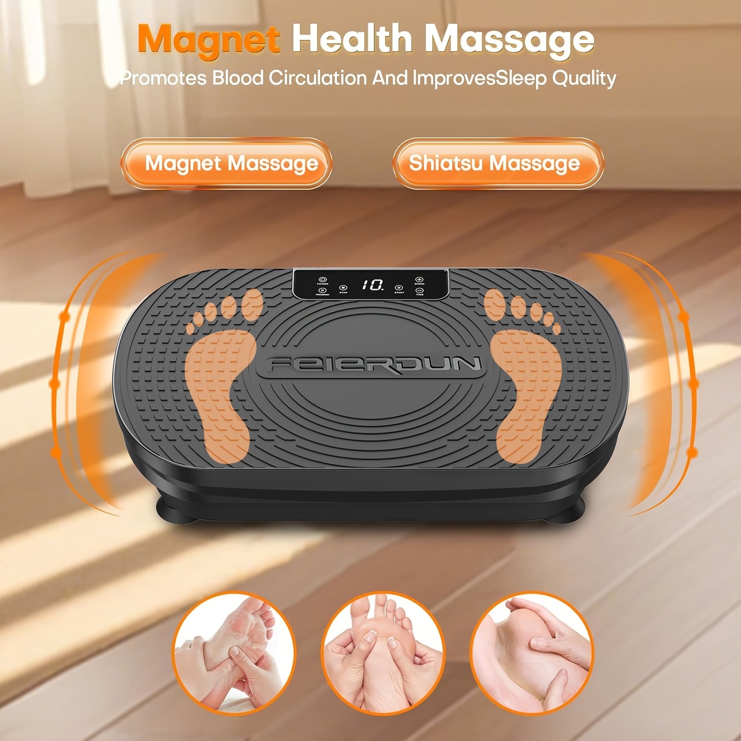 Vibration Plate Exercise Machine For Body Toning And Fitness