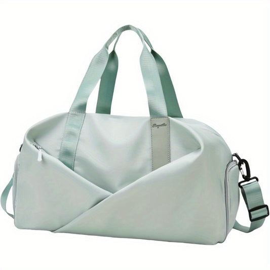 Heavy Duty Gym Bag With Shoe Compartment And Easy Clean