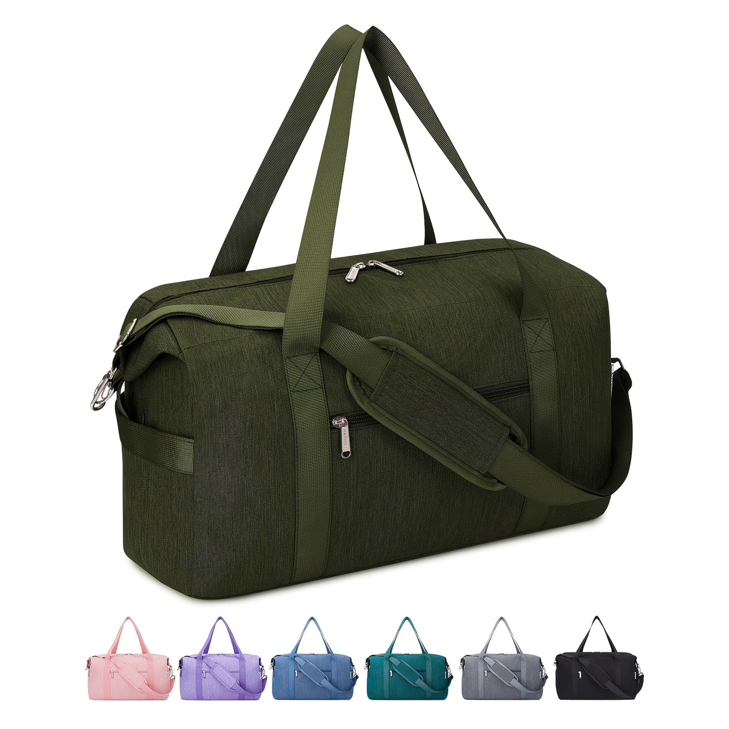 Travel Duffle Bag With Wet Dry Shoe Compartment Laptop