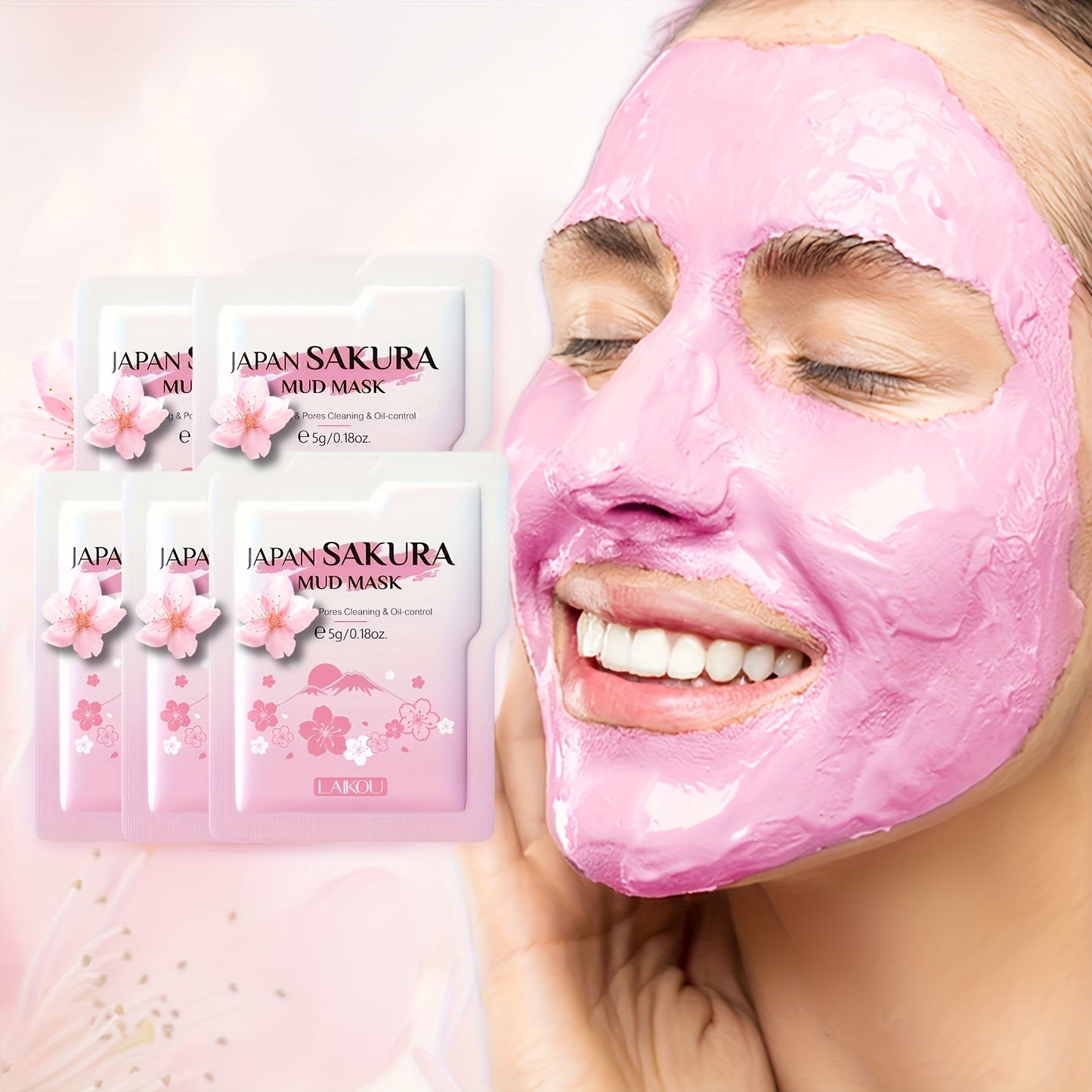 Sakura Hydrating Facial Care Set With Cleansing Brush