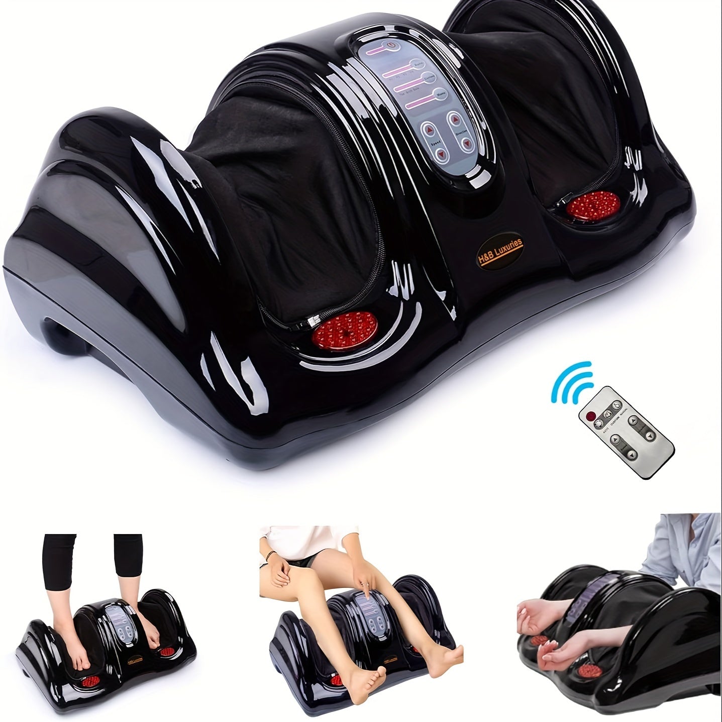 Shiatsu Foot Massager With Remote Control For Ultimate Relaxation