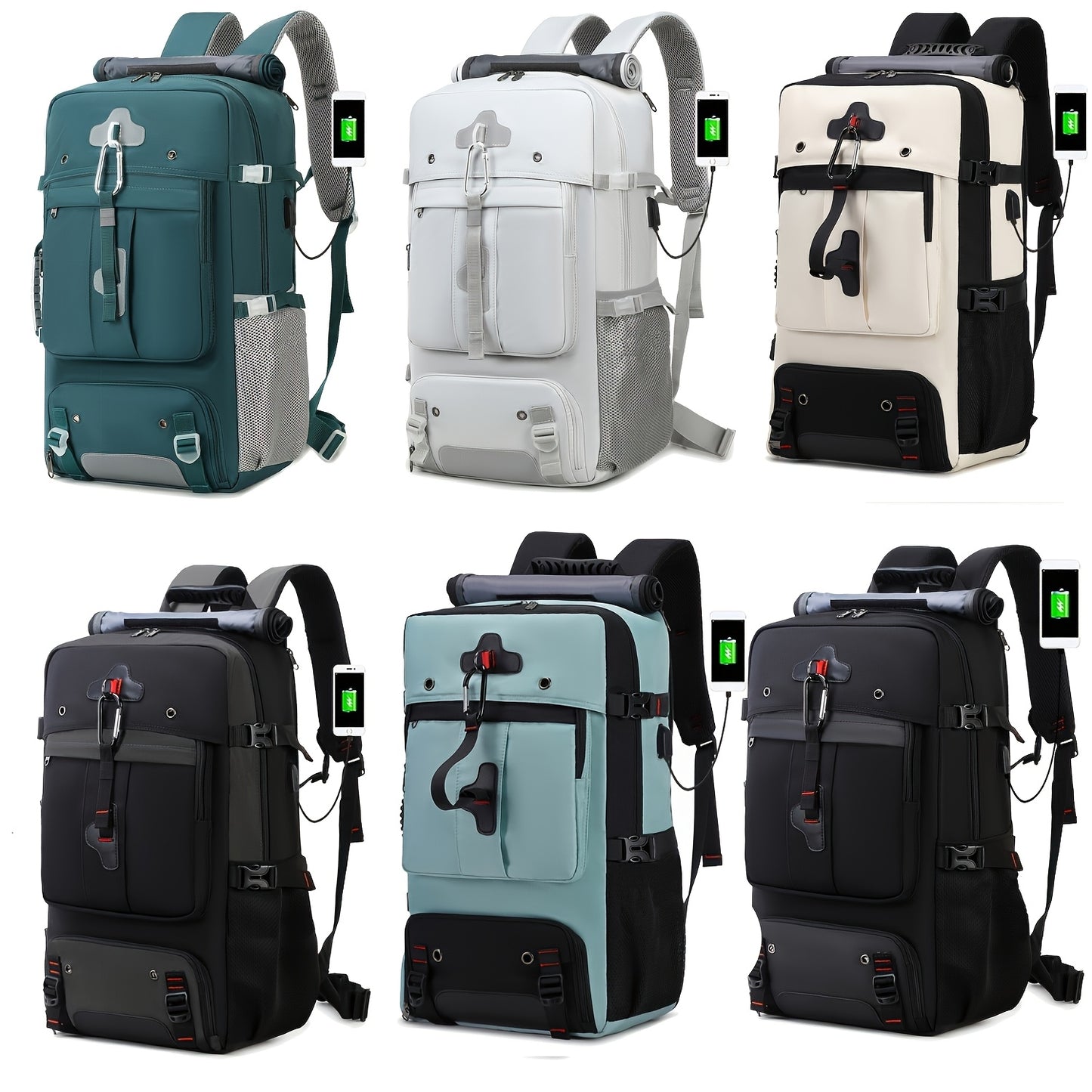 Travel Laptop Backpack With Shoe Compartment For Business