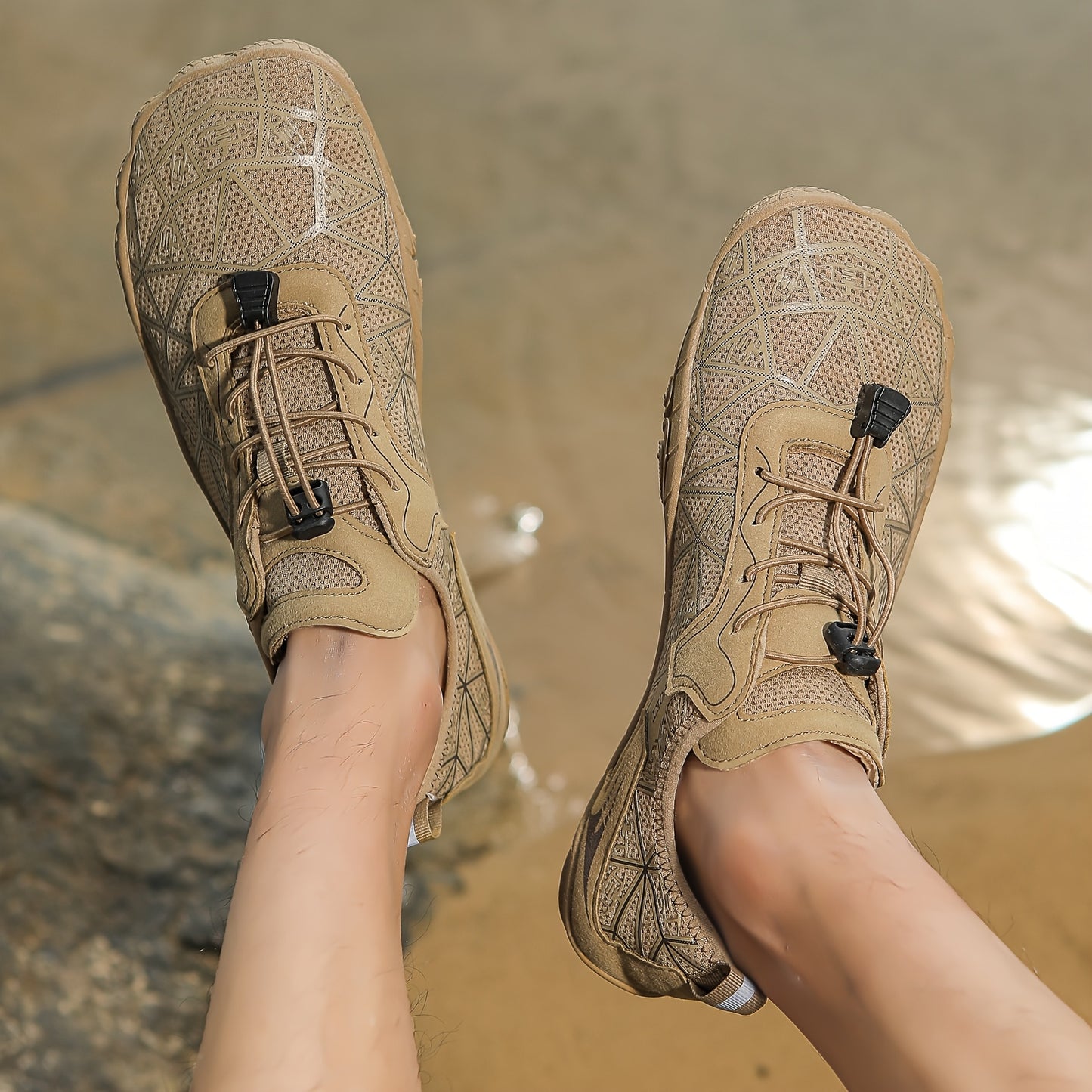 Unisex Water Shoes Striped Breathable Quick-Dry Non-Slip