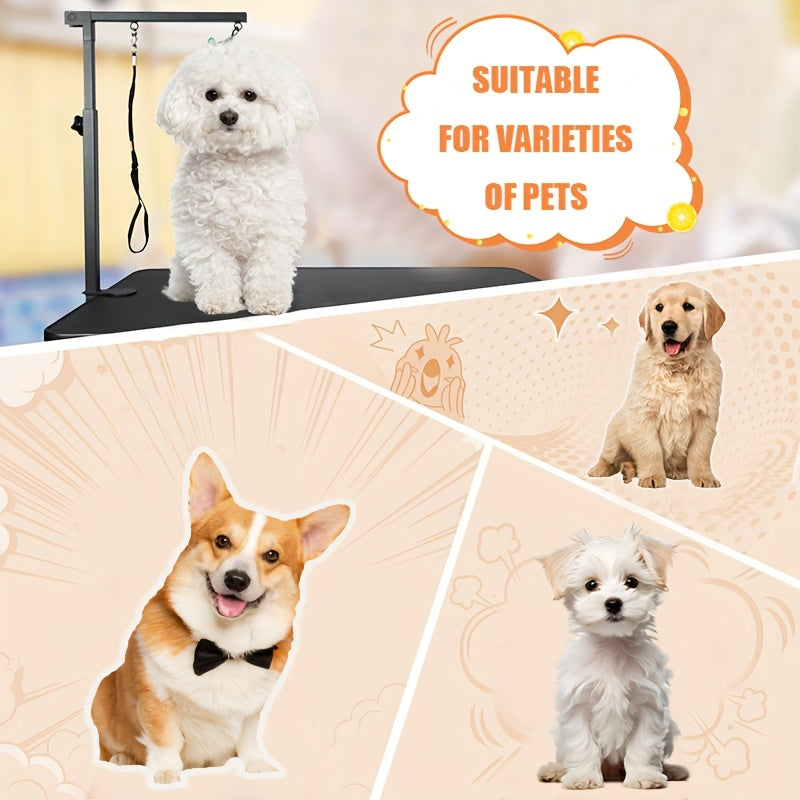 Adjustable Dog Grooming Arm with Clip for Easy Grooming