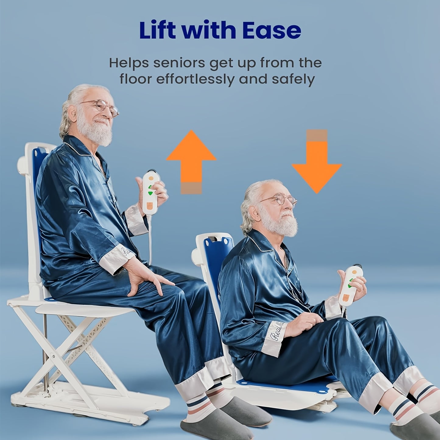 Electric Transfer Lift Chair for Seniors with Remote Control