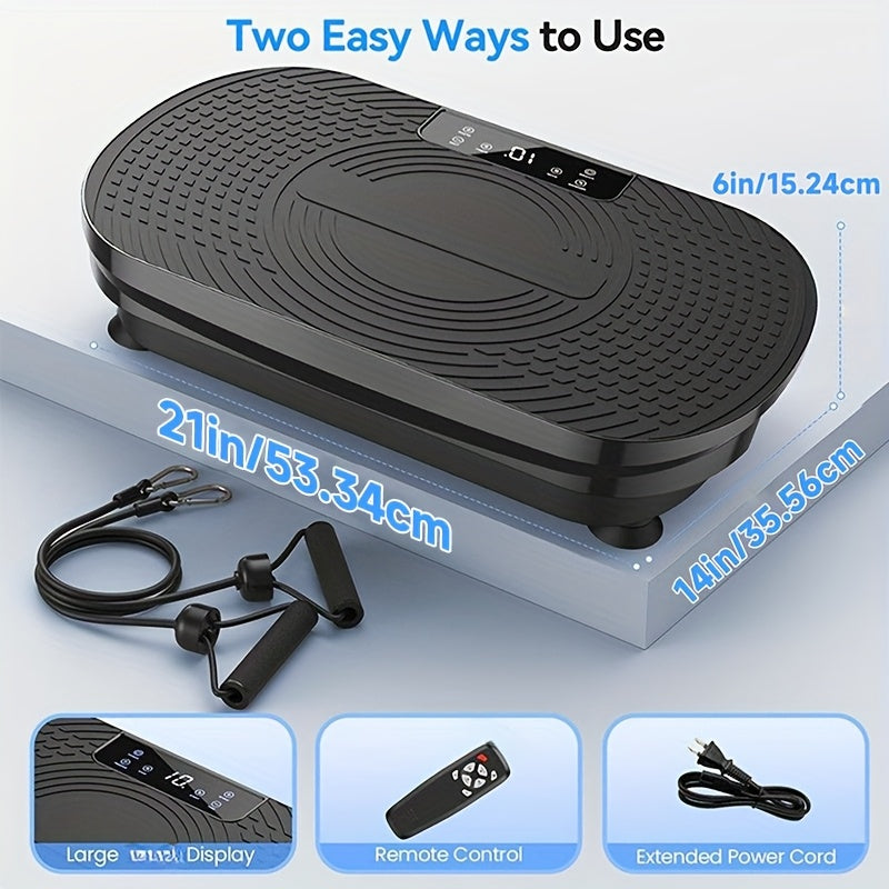 Vibration Plate Exercise Machine For Body Toning And Fitness