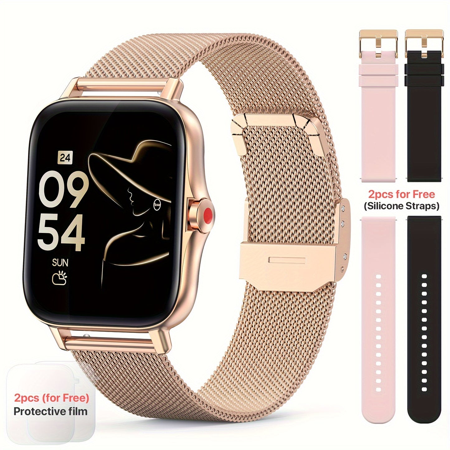 Smart Watch for Fitness Tracking and Call Notifications