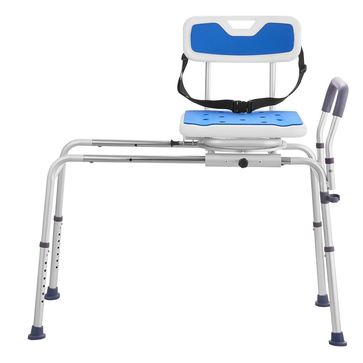 Happybuy Sliding Tub Transfer Bench With Swivel Seat and Armrest