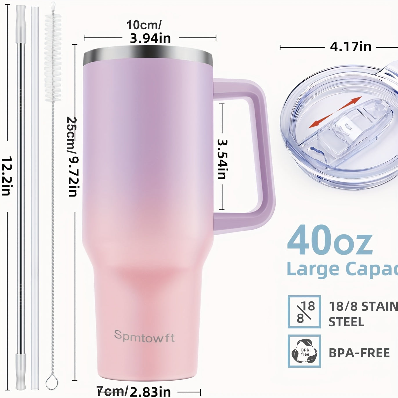 Premium Stainless Steel Water Tumbler for Travel and Camping
