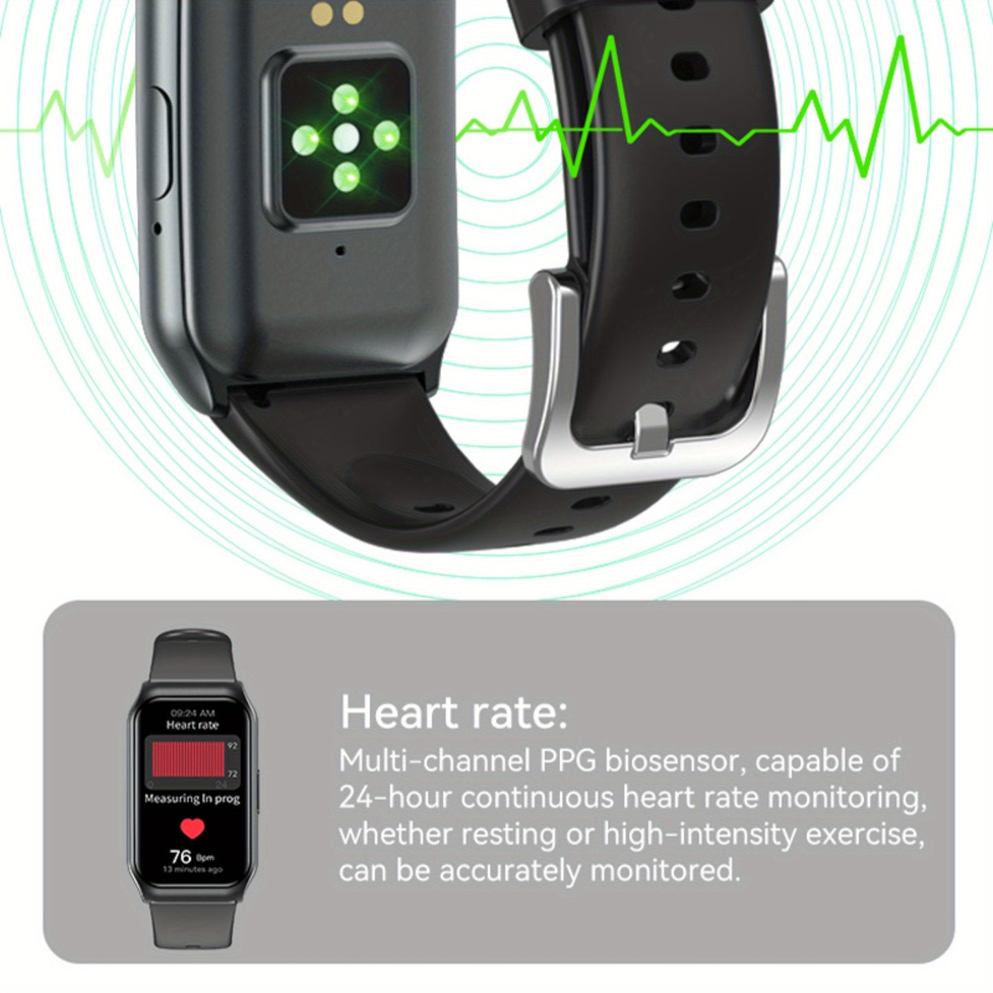 Stylish Women Smart Bracelet With Lift to Wake Screen
