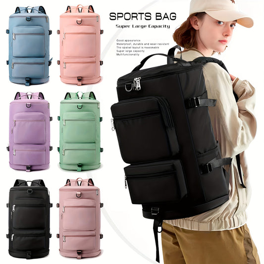 Duffel Bag With Wet Dry Separation And Shoe Compartment