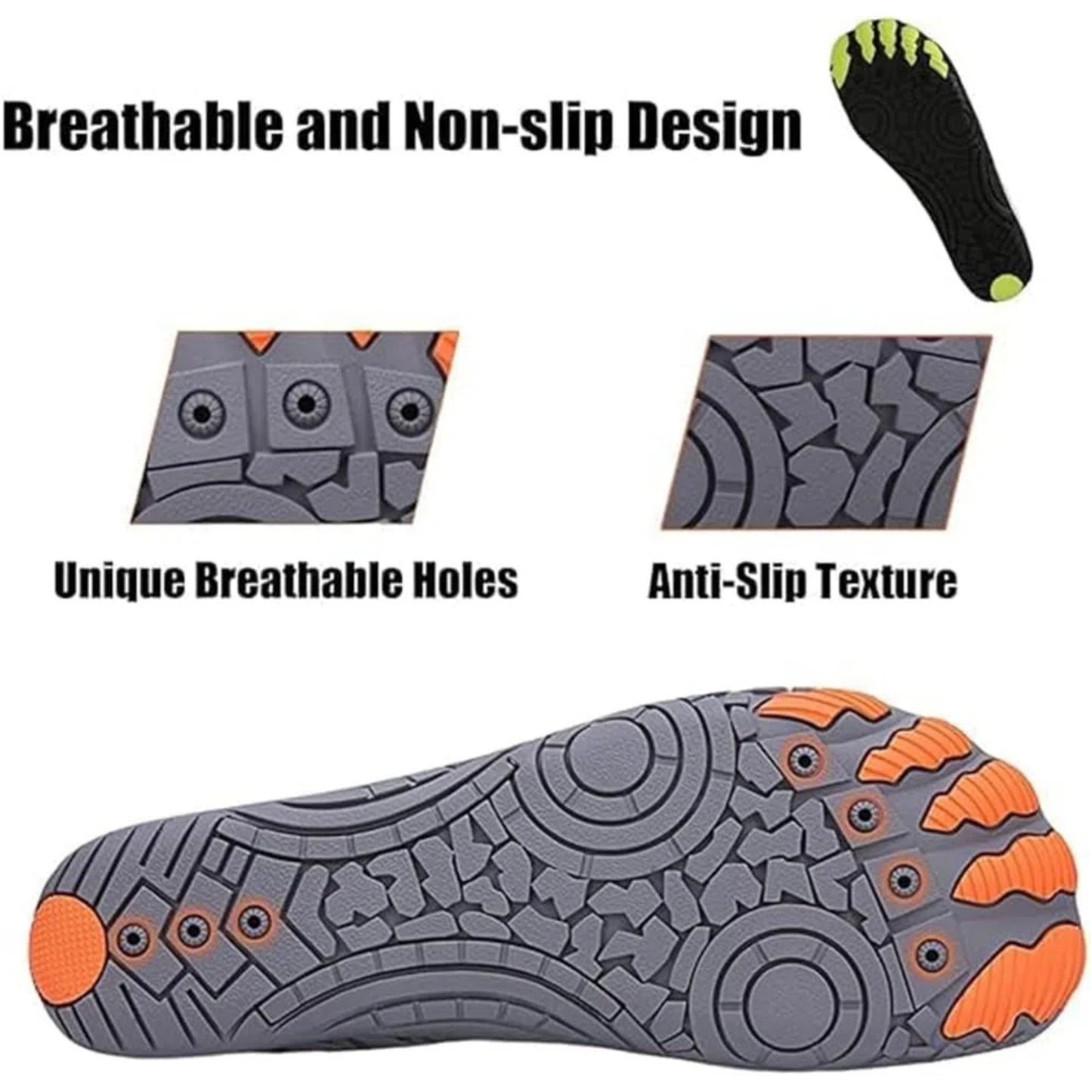 Grounded Footwear Quick Dry Barefoot Shoes for Hikes