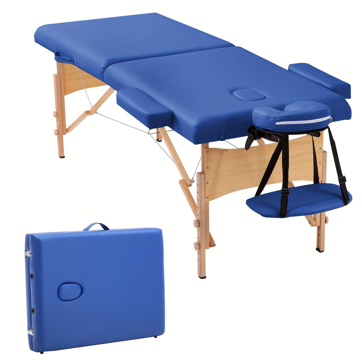Portable Adjustable Massage Table with Bag for Spa and Tattoo