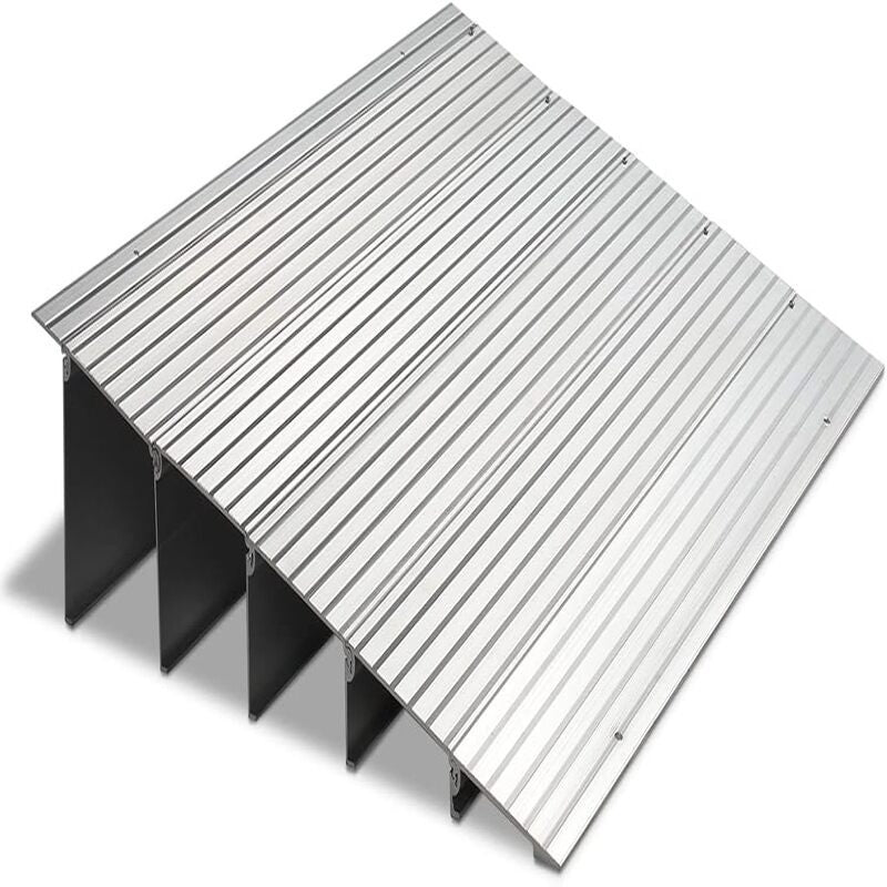 Adjustable Aluminum Alloy Wheelchair Threshold Ramp for Easy Access