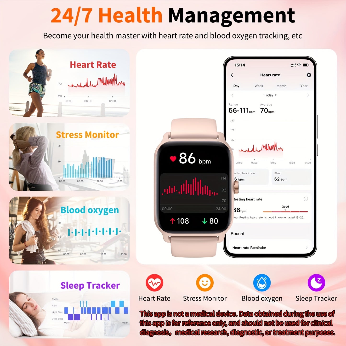 FUVEHA Unisex Smartwatch Gift Premium With Alexa And Calls
