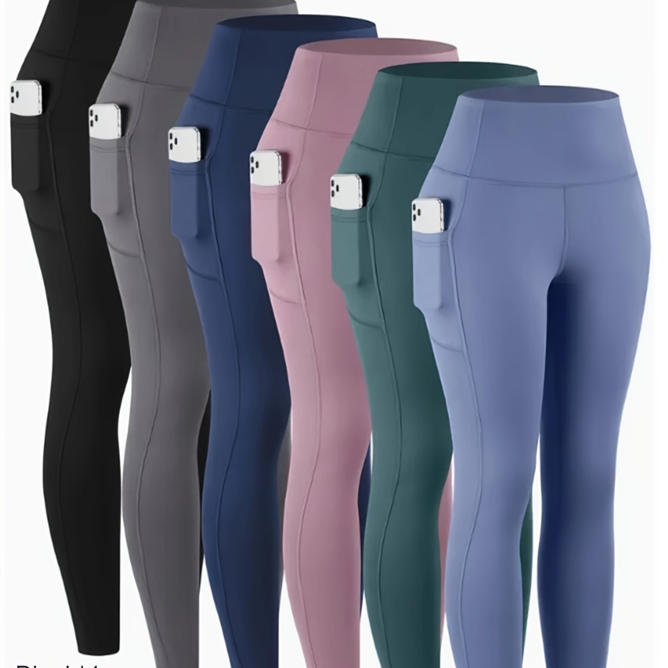 PRO-FiT Women's High Waist Yoga Pants Set with Pockets