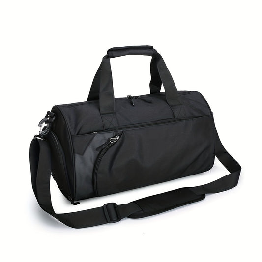 Retro Style Durable Travel Duffel Bag With Compartments