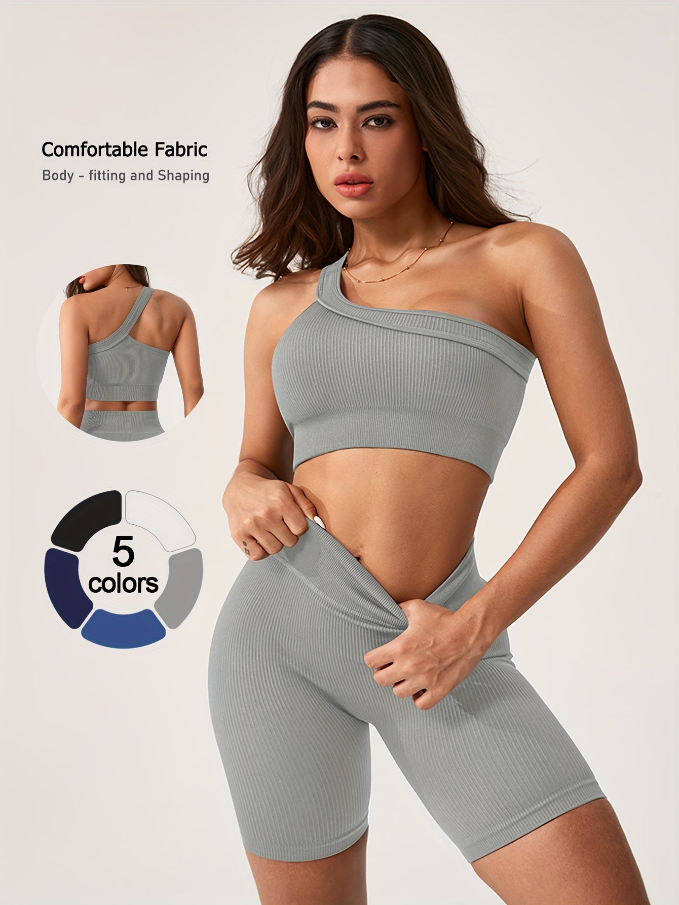 Breathable Yoga Set Top And Pants For All Day Comfort