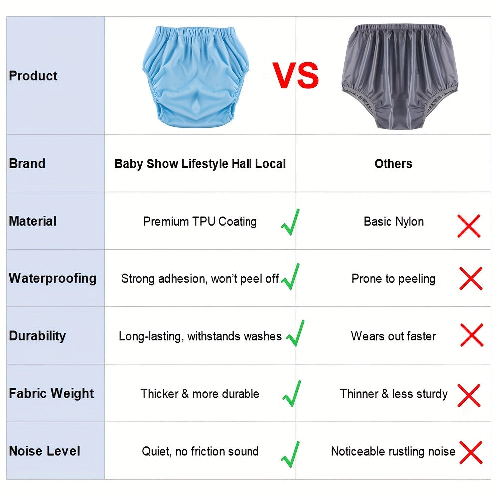 Leakproof Reusable Incontinence Underwear with Wet Bag for Comfort