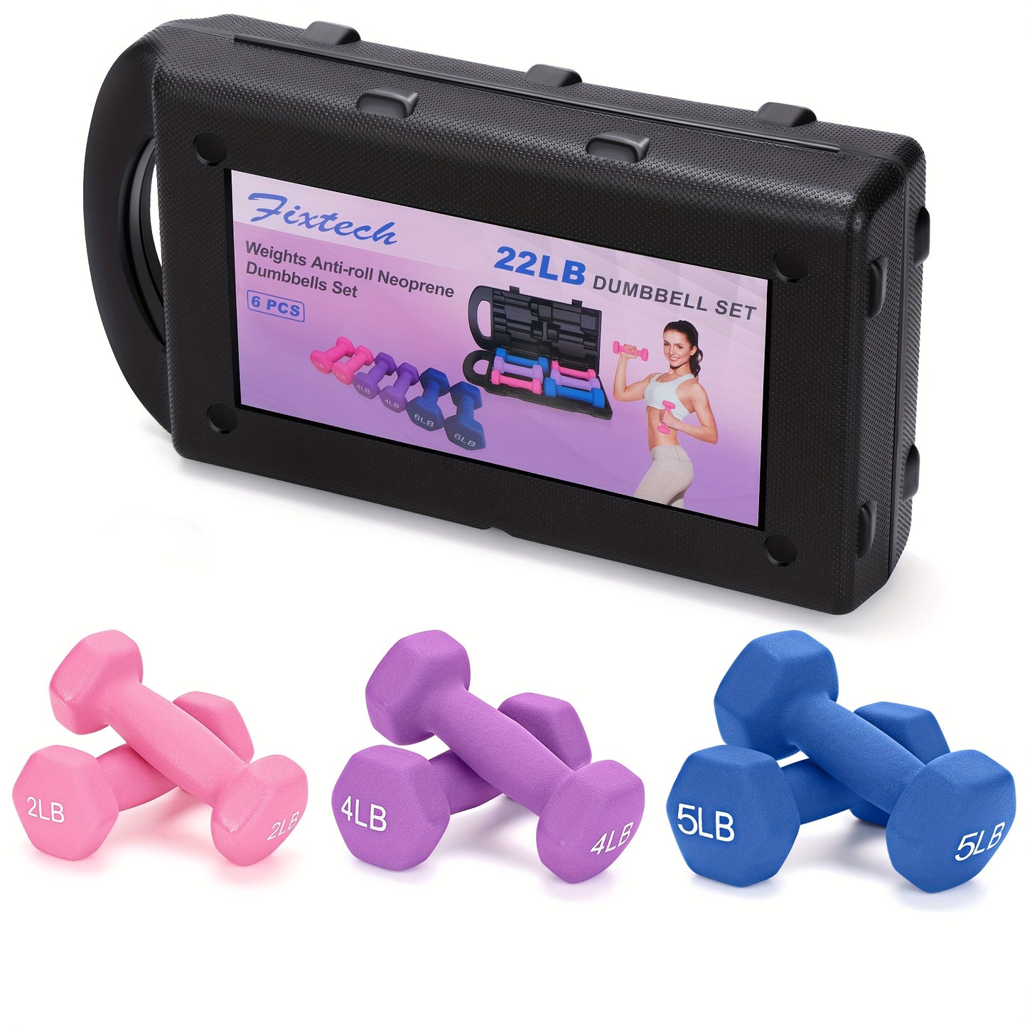 Adjustable Dumbbell Hand Weights Set in Gift Box