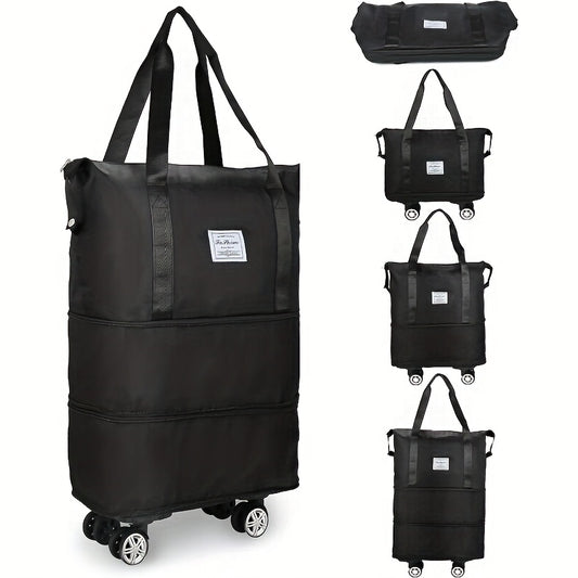 Foldable Travel Storage Bag With Wheels For Air Travel