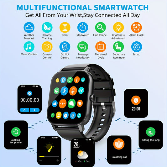 Smartwatch For Android IPhone With 110 Sports Modes Calls