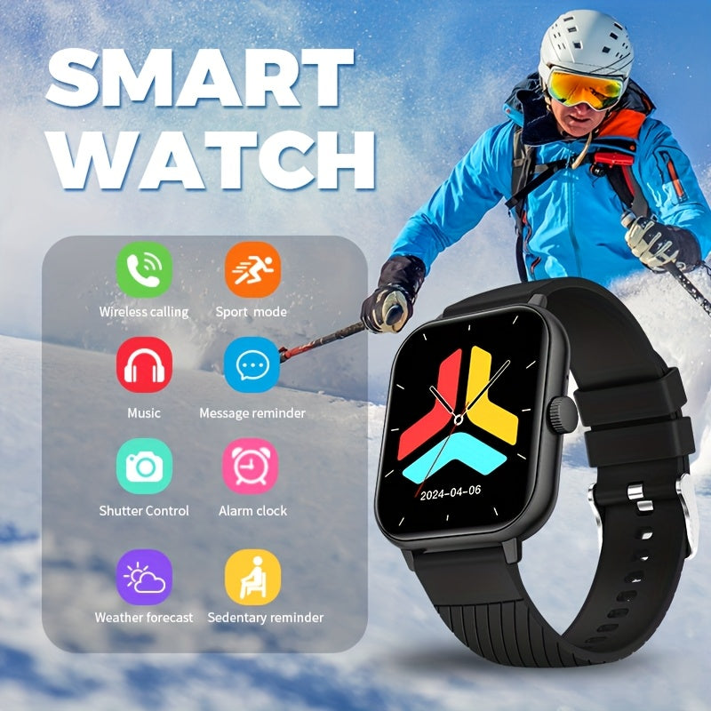 Multi Function Smartwatch With Wireless Calling And Pedometer