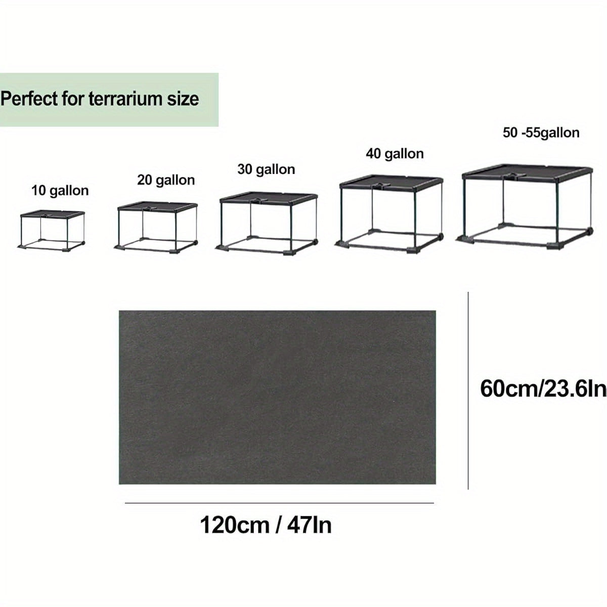 Large Reptile Carpet Liner for Terrarium Bedding and Accessories