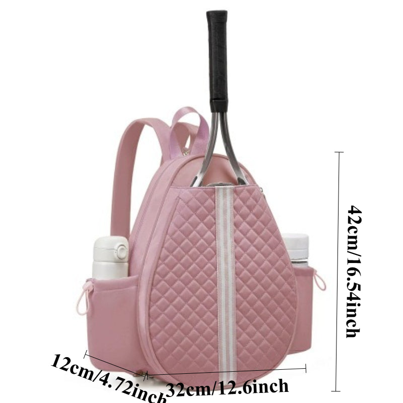 Women's Lightweight Tennis Backpack With Racket Compartment For Travel
