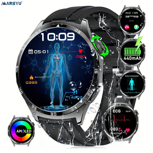 Smart Fitness Watch With AMOLED Display And Menstrual Monitoring
