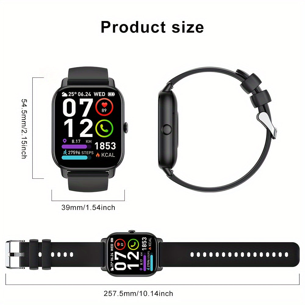 Smartwatch Fitness Tracker With Touch Screen and Sleep Monitor