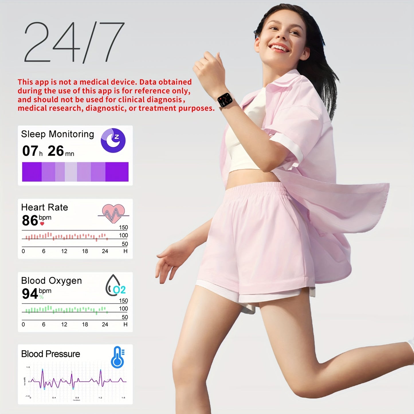 Smartwatch With Messaging And Calls And Sleep Monitoring