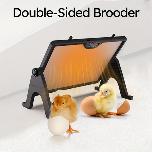 Double-Sided Heating Plate for Poultry Incubation and Care