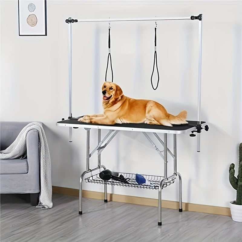 Professional Adjustable Pet Grooming Table for Large Dogs
