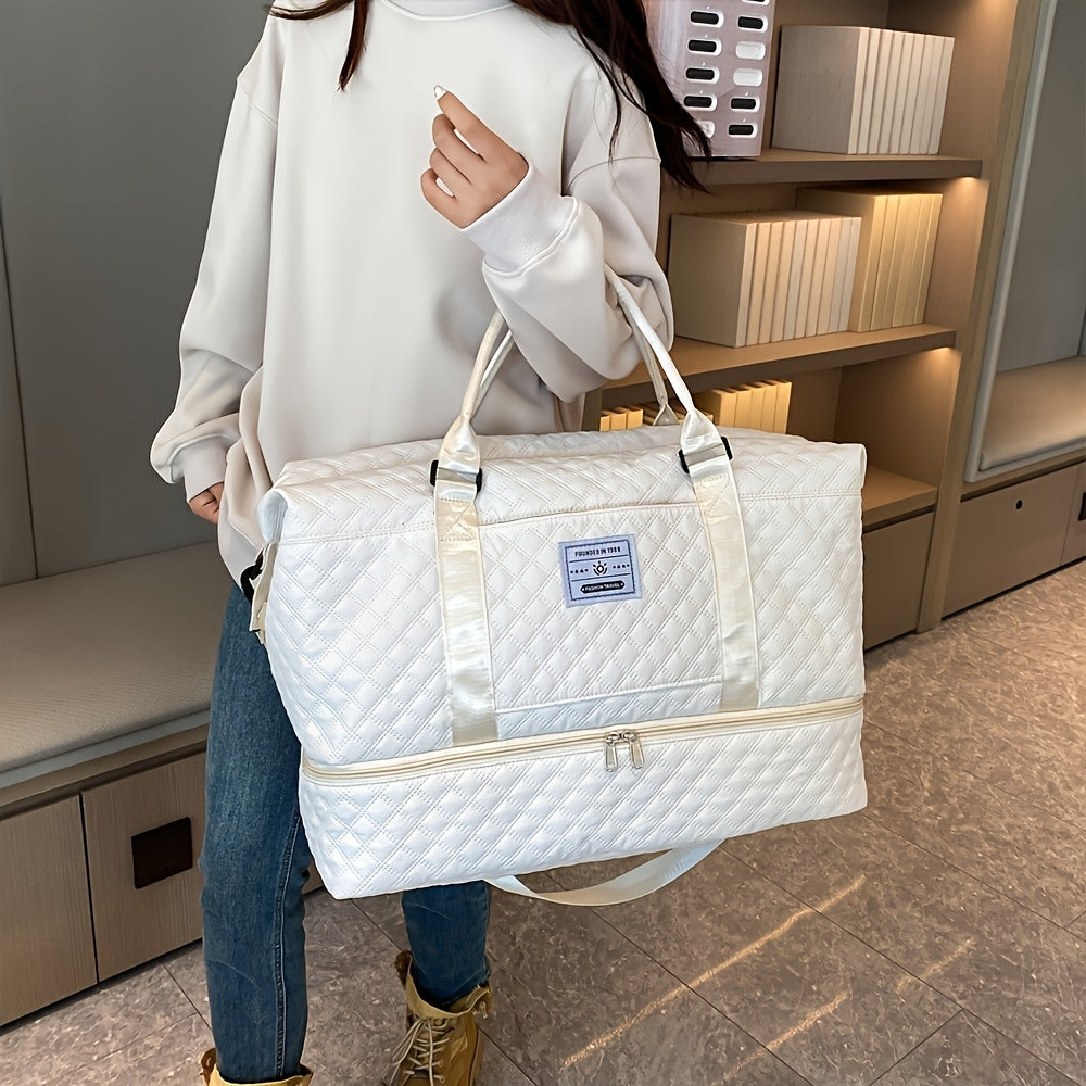 Three Piece Gym Bag Set With Wet Dry Shoe Compartment