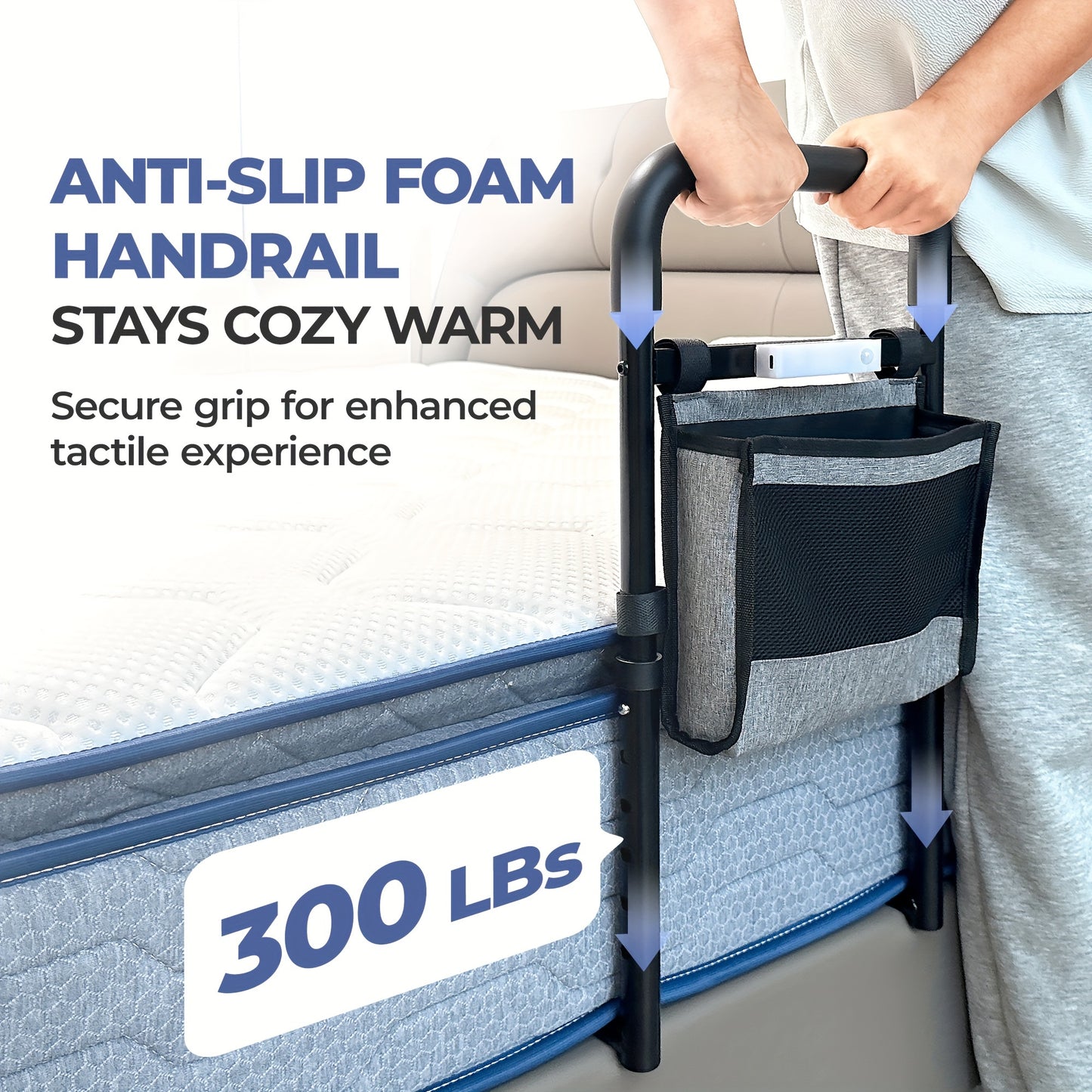 Nimood C1 Pro Bed Rails for Elderly Adult Safety
