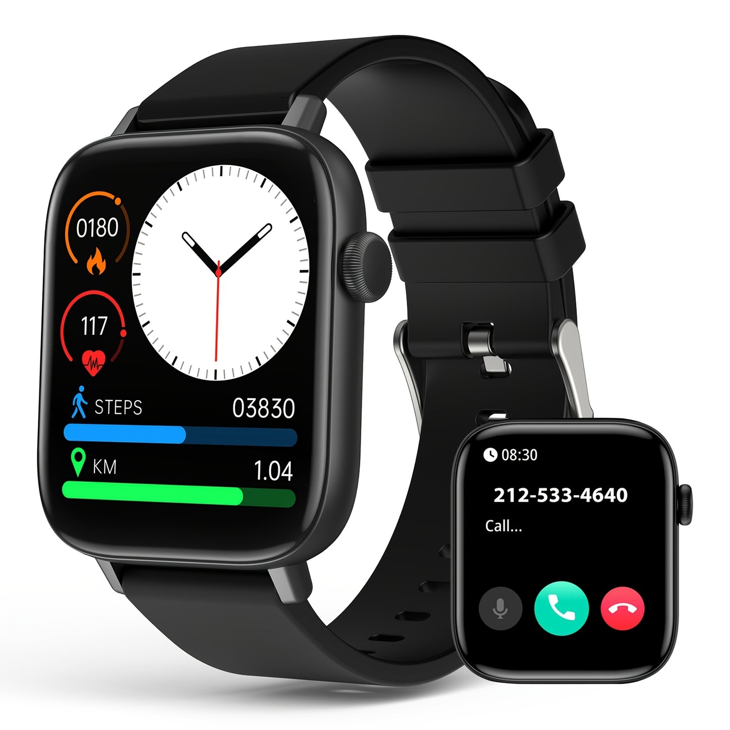 Smart Watch Fitness Tracker With Touch Screen And Voice Control