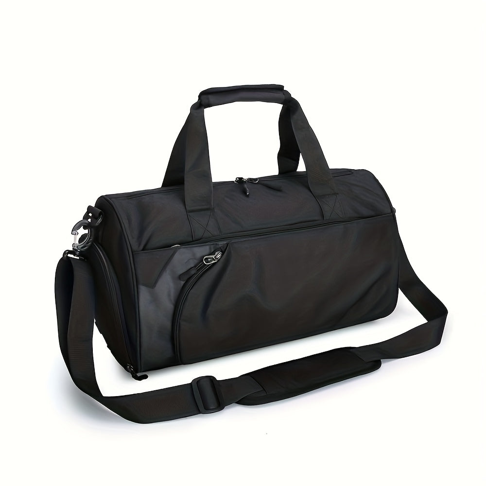 Retro Style Durable Travel Duffel Bag With Compartments