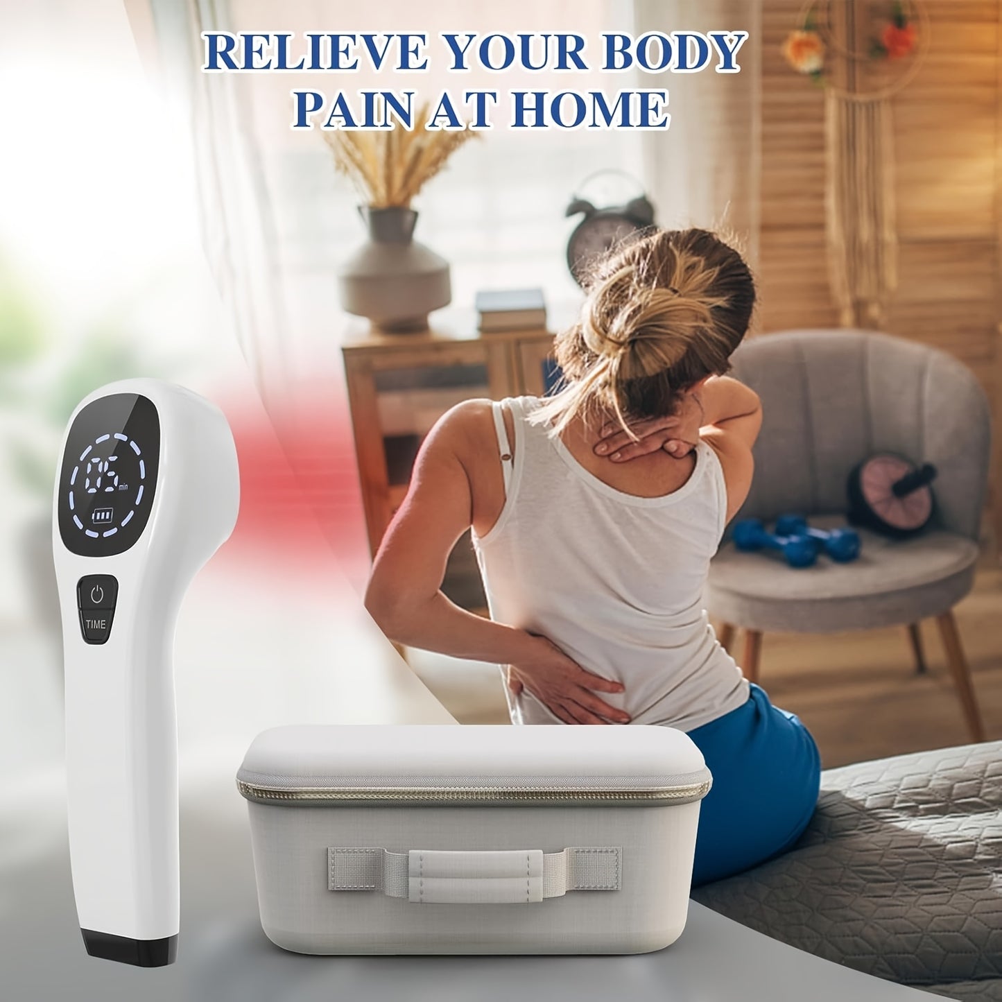 KTS Red Light Therapy Device for Pain Relief and Skin Care